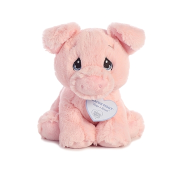 Precious Moments Bacon Piggy Stuffed Animal by Aurora
