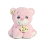Precious Moments Pink Charlie Bear Stuffed Animal by Aurora