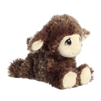 Precious Moments Taupe Luffie Lamb Stuffed Animal by Aurora