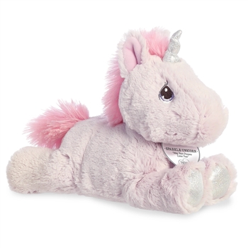 Precious Moments Lilac Sparkle Unicorn Stuffed Animal by Aurora