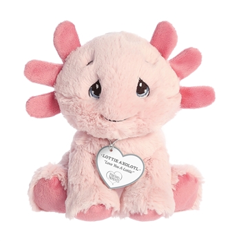 Precious Moments Lottie Axolotl Stuffed Animal by Aurora