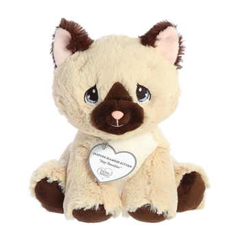 Precious Moments Jaspurr Siamese Kitten Stuffed Animal Cat by Aurora