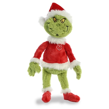 Dr. Seuss Santa Grinch Stuffed Animal by Aurora