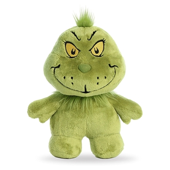 Small Stuffed Grinch Dr. Seuss Dood Plush by Aurora