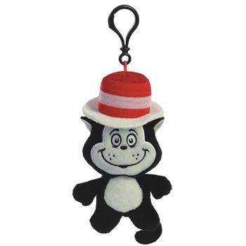 Dr. Seuss Cat in the Hat Clip-On Stuffed Animal by Aurora