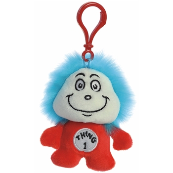 Dr. Seuss Thing 1 Clip-On Stuffed Animal by Aurora