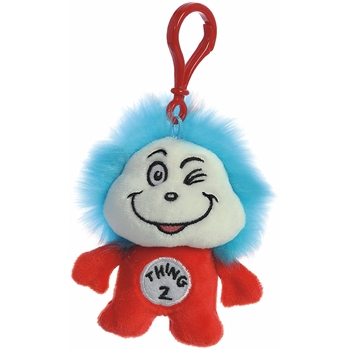 Dr. Seuss Thing 2 Clip-On Stuffed Animal by Aurora