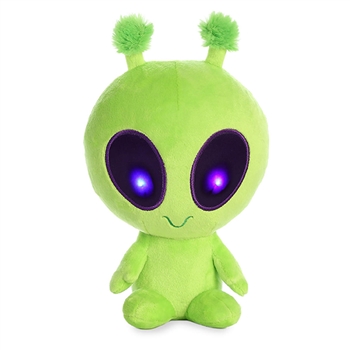 Twitch the Light Up Green Alien Stuffed Animal by Aurora