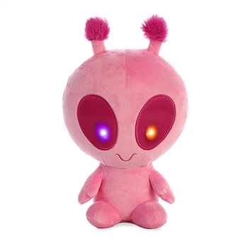 Solar the Light Up Pink Alien Stuffed Animal by Aurora