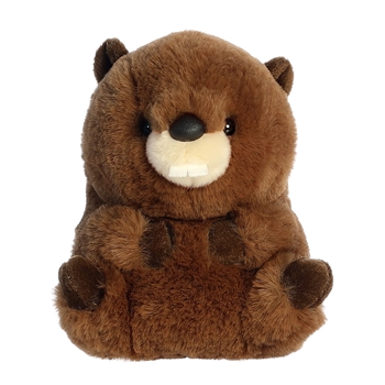 Beethoven the Stuffed Beaver 5 Inch Rolly Pet by Aurora