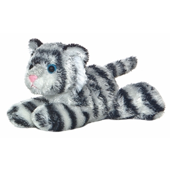 Shazam the Plush White Tiger Mini Flopsie By Aurora