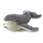 Ahab the Stuffed Humpback Whale Mini Flopsie by Aurora