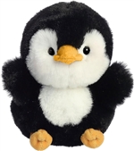 Peewee the Penguin Stuffed Animal 5 Inch Rolly Pet by Aurora