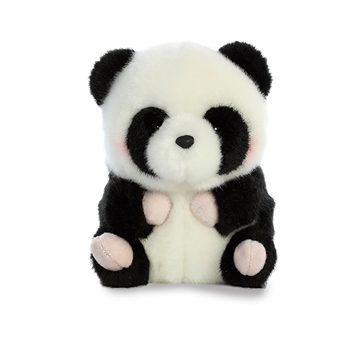 Precious the Panda Stuffed Animal 5 Inch Rolly Pet by Aurora