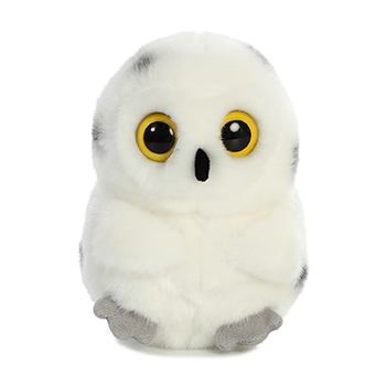 Hoot the Snowy Owl Stuffed Animal 5 Inch Rolly Pet by Aurora