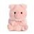 Prankster the Pig Stuffed Animal 5 Inch Rolly Pet by Aurora