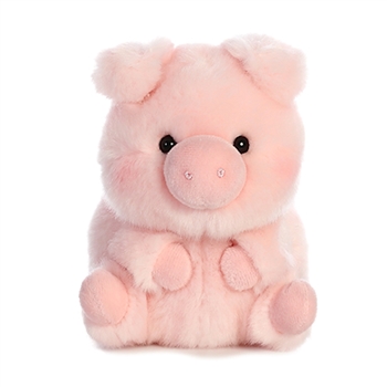 Prankster the Pig Stuffed Animal 5 Inch Rolly Pet by Aurora