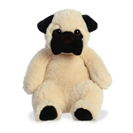 Slouching Stuffed Pug 15 Inch Sluuumpy Plush by Aurora