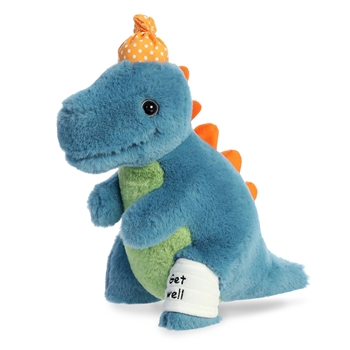 Get Well Plush Dinosaur with Cast by Aurora