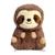 Seth the Stuffed Sloth 5 Inch Rolly Pet Plush by Aurora