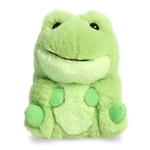 Riberto the Stuffed Frog 5 Inch Rolly Pet Plush by Aurora