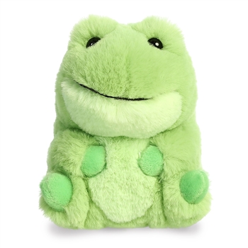 Riberto the Stuffed Frog 5 Inch Rolly Pet Plush by Aurora