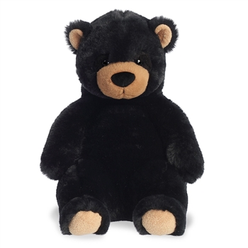 Slouching Stuffed Black Bear 15 Inch Sluuumpy Plush by Aurora