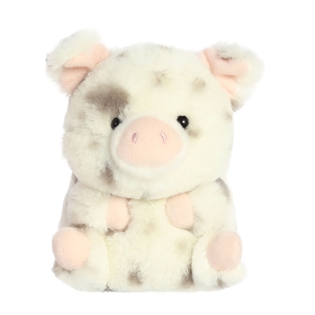 Periwinkle the Stuffed Spotted Pig 5 Inch Rolly Pet by Aurora