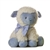Baby Safe Plush Blue Lamb with Bow by Ebba