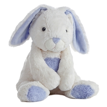 Bun Bun the Quizzies White and Blue Stuffed Bunny by Ebba