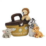 Noahs Ark Plush Wild Animals Playset for Babies by Ebba