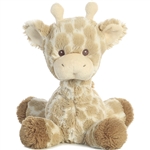 Loppy the Baby Safe Plush Giraffe Rattle by Ebba