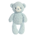 Huggy Bear the Small Baby Safe Plush Blue Bear by Ebba