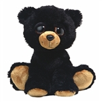 Barnam The Plush Black Bear Dreamy Eyes Stuffed Animal By Aurora