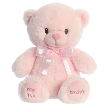 Small Pink My First Teddy Bear by Ebba