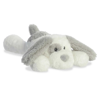 Scruff the Baby Safe Grey Floppy Puppy Stuffed Animal by Ebba