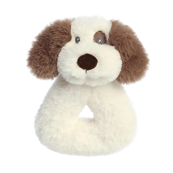 Hugeez Plush Puppy Baby Rattle by Ebba