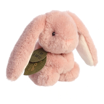 Small Brenna the Baby Safe Bunny Eco-Friendly Stuffed Rattle by Ebba