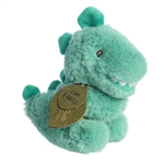 Small Ryker the Baby Safe Rex Eco-Friendly Stuffed Rattle by Ebba