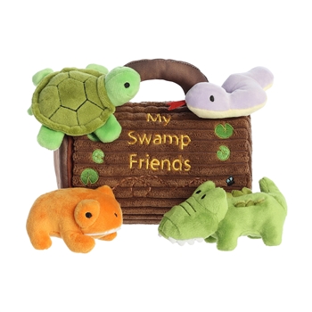 My Swamp Friends Plush Playset for Babies by Ebba