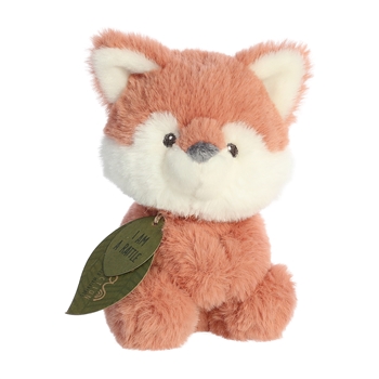 Baby Safe Fox Kit Eco-Friendly Stuffed Rattle by Ebba