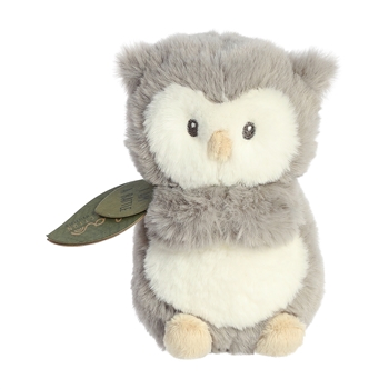 Baby Safe Owlet Eco-Friendly Stuffed Rattle by Ebba