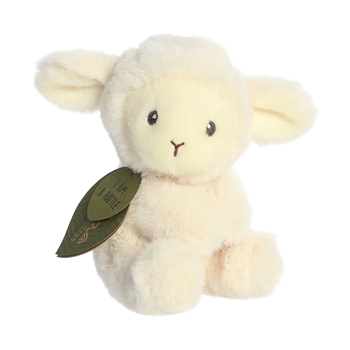 Baby Safe Lamb Eco-Friendly Stuffed Rattle by Ebba