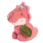 Baby Safe Tai the Eco-Friendly Plush Triceratops Rattle by Ebba