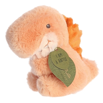 Baby Safe Edan the Eco-Friendly Plush Edaphosaurus Rattle by Ebba