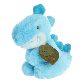 Baby Safe Sydney the Eco-Friendly Plush Stegosaurus Rattle by Ebba