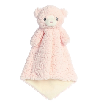 Pink Huggy Bear Plush Luvster Baby Blanket by Ebba