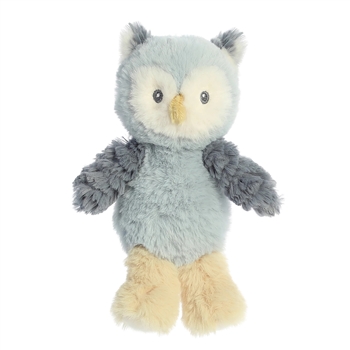 Cuddlers Ollie the Plush Owl Baby Safe Rattle by Ebba