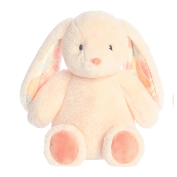 Baby Safe Dewey Plush Bunny Rabbit Flourish Peach by Ebba