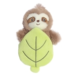 Pocket Peekers Baby Safe Plush Sonny Sloth Rattle and Crinkle Toy by Ebba